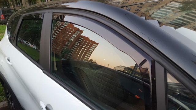 Дефлекторы Heko для окон Renault Kaptur 5 дв. хэтчбек 2013-2026. Артикул 27186