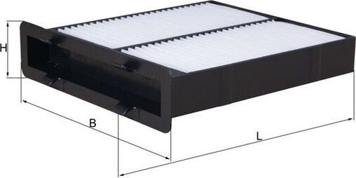 Салонный фильтр Mahle. Артикул LA 682