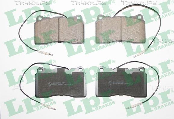 Тормозные колодки LPR передние для Peugeot 807 I 2002-2014. Артикул 05P863
