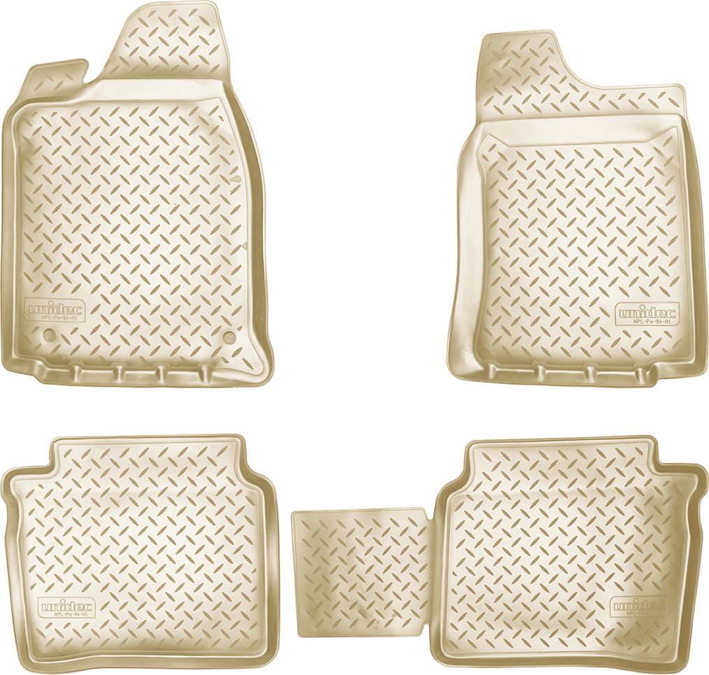 Коврики Норпласт для салона Lada (ВАЗ) 2103 1980-2012 Бежевый. Артикул NPL-Po-94-01-B