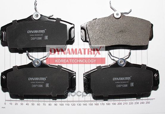 Колодки тормозные дисковые (Dynamatrix-Korea) Dynamatrix-Korea. Артикул DBP1096