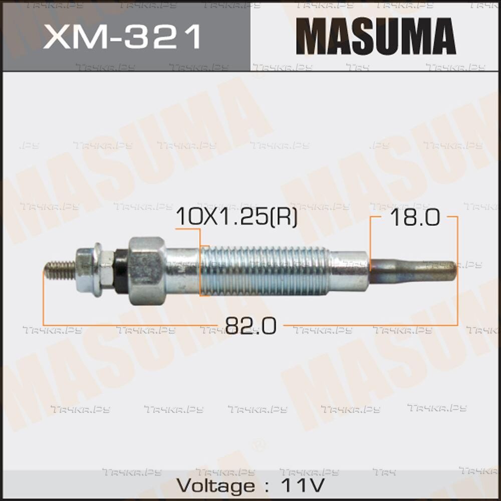 Свеча накаливания (накала) Masuma. Артикул XM-321