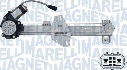 Стеклоподъемник Magneti Marelli задний левый для Honda CR-V III 2006-2012. Артикул 350103170344