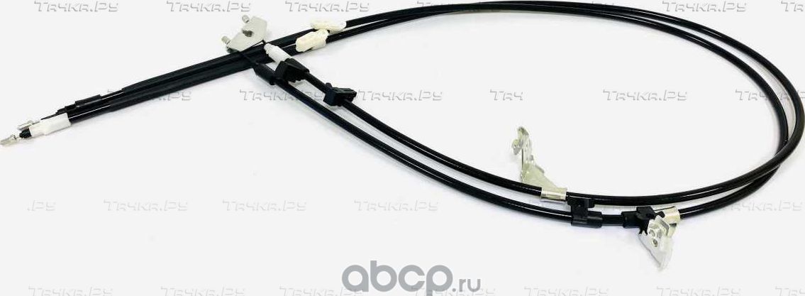 Трос стояночного тормоза (с наконечниками в сборе) (Ukorauto). Артикул U0107256