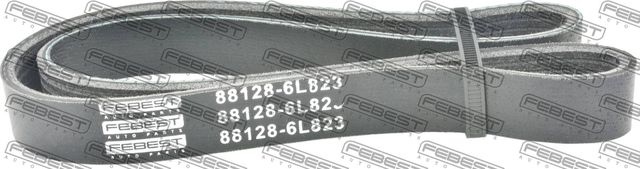 Приводной ремень поликлиновой Febest для Lada Kalina II 2013-2018. Артикул 88128-6L823
