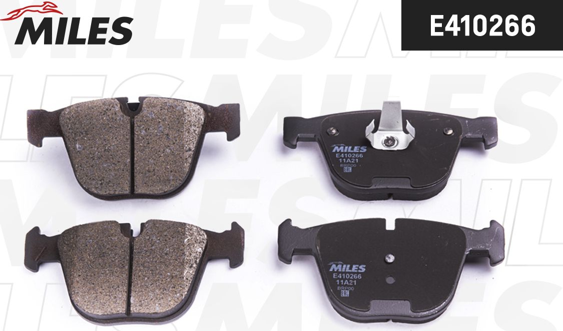 Тормозные колодки Miles (Low-Metallic). Артикул E410266