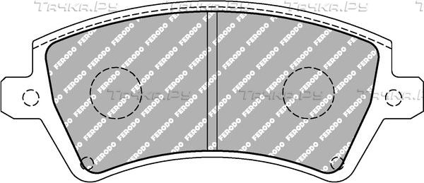 Тормозные колодки FERODO RACING DS2500. Артикул FCP1573H
