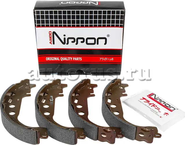 ABS0120_колодки барабанные!/ Toyota Corolla/Prius 1.3/1.5 04-08 (Allied Nippon). Артикул ABS0120