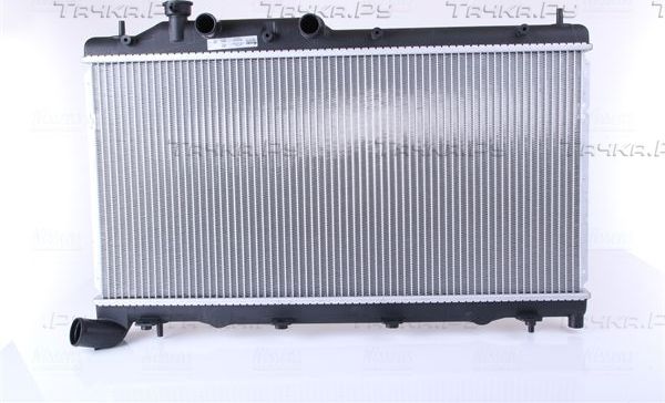Радиатор охлаждения двигателя Nissens для Subaru Outback III 2008-2009. Артикул 67737
