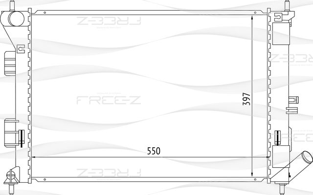 Радиатор HYUNDAI ELANTRA 10 (Free-Z). Артикул KK0254