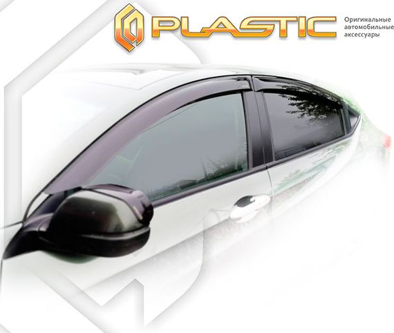 Дефлекторы СА Пластик для окон (Classic полупрозрачный) Honda Vezel 2013-2018. Артикул 2010030313511