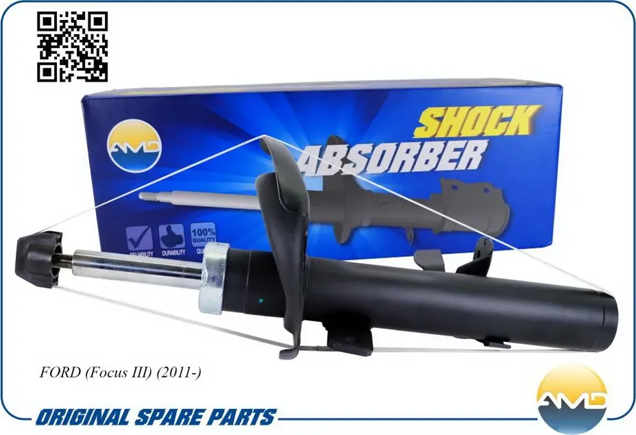 Амортизатор FORD FOCUS III 11- перед.прав.газ (AMD). Артикул AMDSA718R
