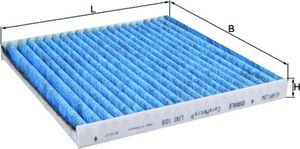 Салонный фильтр Mahle CareMetix® для Toyota Hilux VII 2005-2006. Артикул LAO 109