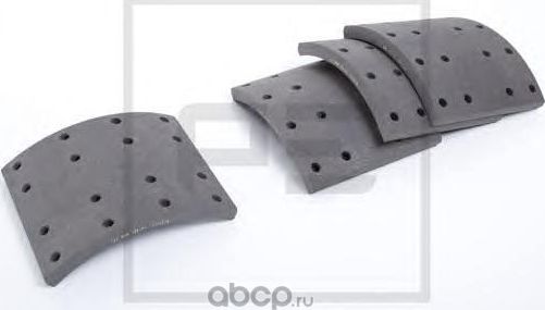 Накладки тормозные 19932 (PE). Артикул 08612400A