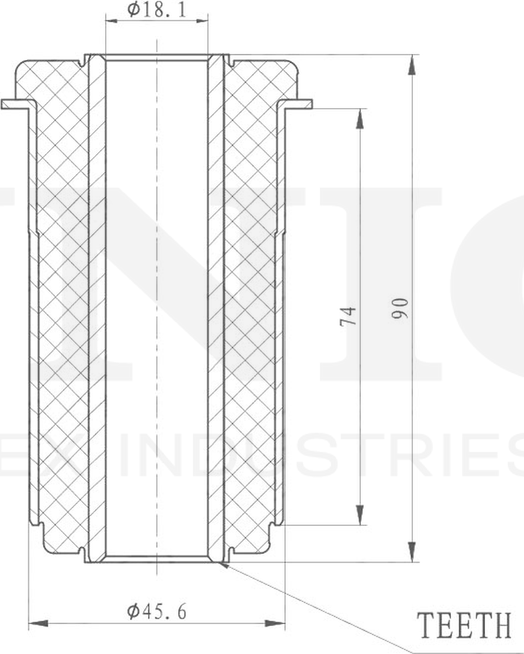 Сайлентблок рычага подвески (Unio). Артикул RMP-20321