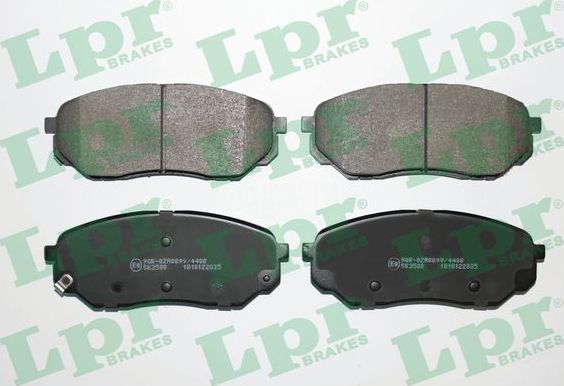 Тормозные колодки LPR. Артикул 05P2035