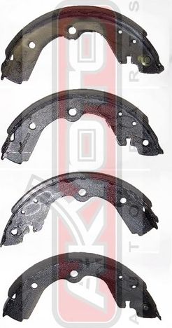 Тормозные колодки Akyoto Packing AKYOTO. Артикул AKS-1198