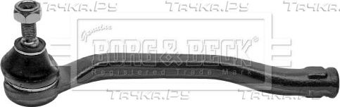 Наконечник рулевой тяги Borg & Beck левый внешний для Renault Megane III 2008-2016. Артикул BTR5602