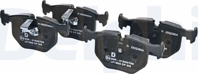 Тормозные колодки Delphi (Low-Metallic). Артикул LP1803