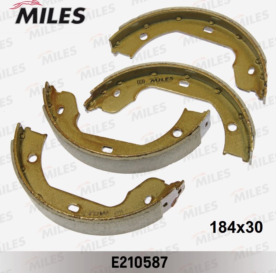 Тормозные колодки (стояночная тормозная система) Miles. Артикул E210587