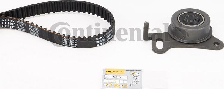Ремень ГРМ с роликами (комплект) ContiTech. Артикул CT1107K1