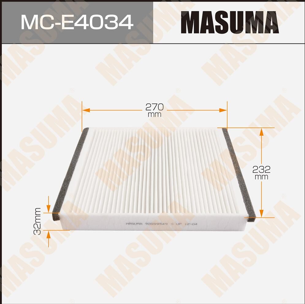 Салонный фильтр Masuma. Артикул MC-E4034