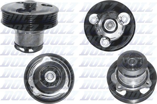 Помпа (водяной насос) Dolz для Audi A3 II (8P) 2011-2012. Артикул A253