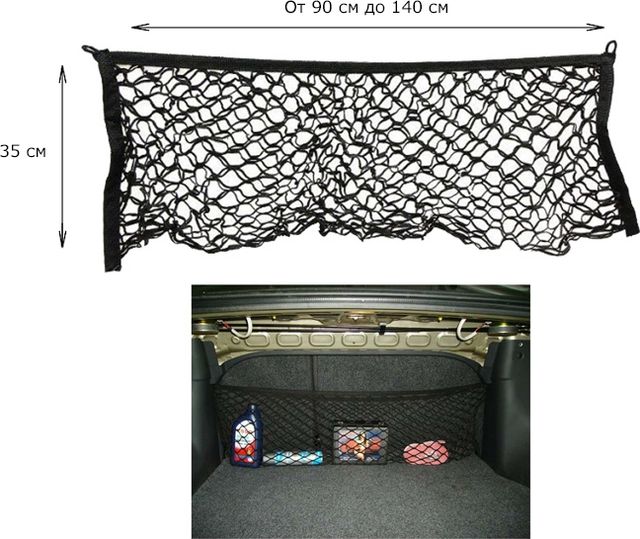 Сетка карман Comfort Address эластичная, 90х35см. Артикул set 003