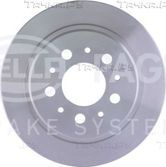 Тормозной диск Hella задний для Volvo 760 1981-1992. Артикул 8DD 355 102-261