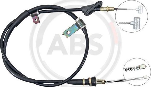Трос ручника (тросик ручного тормоза) ABS. Артикул K14094