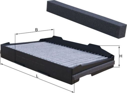 Салонный фильтр Mahle-Knecht для Saab 9-5 I 1997-2009. Артикул LAK 255