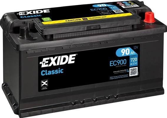 Аккумулятор Exide Classic *. Артикул EC900