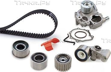 Помпа (водяной насос) с комплектом ремня ГРМ Gates PowerGrip® для Subaru Legacy V 2009-2014. Артикул KP15537XS-1