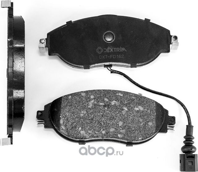 Колодки VAG диск. пер. A3, GOLF 7, PASSAT, SKODA OCTAVIA (12 ->) D=340 (1LG) (Dextrim). Артикул DX7FD162