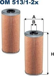 Масляный фильтр Filtron. Артикул OM 513/1-2x