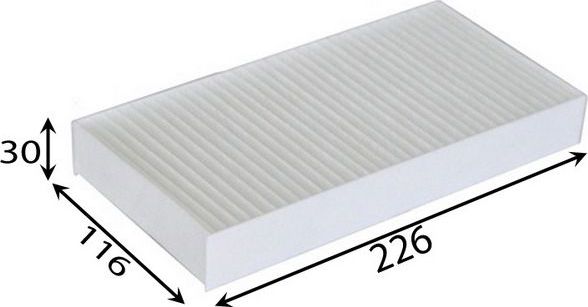 Салонный фильтр JS Asakashi для Chrysler PT Cruiser 2000-2010. Артикул AC0179