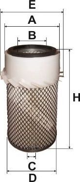 Воздушный фильтр MFilter. Артикул A 835