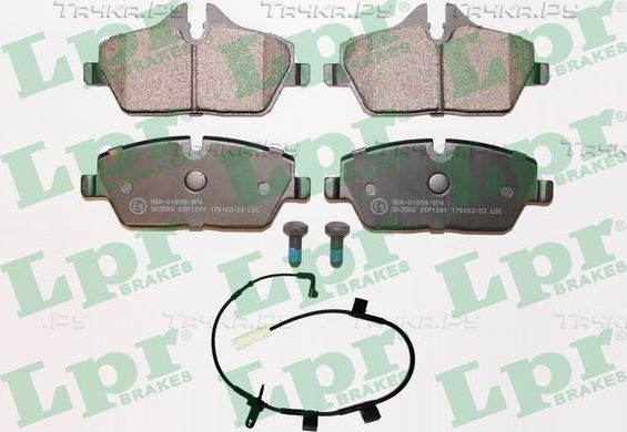 Тормозные колодки LPR передние для MINI Roadster R59 2012-2015. Артикул 05P1241A