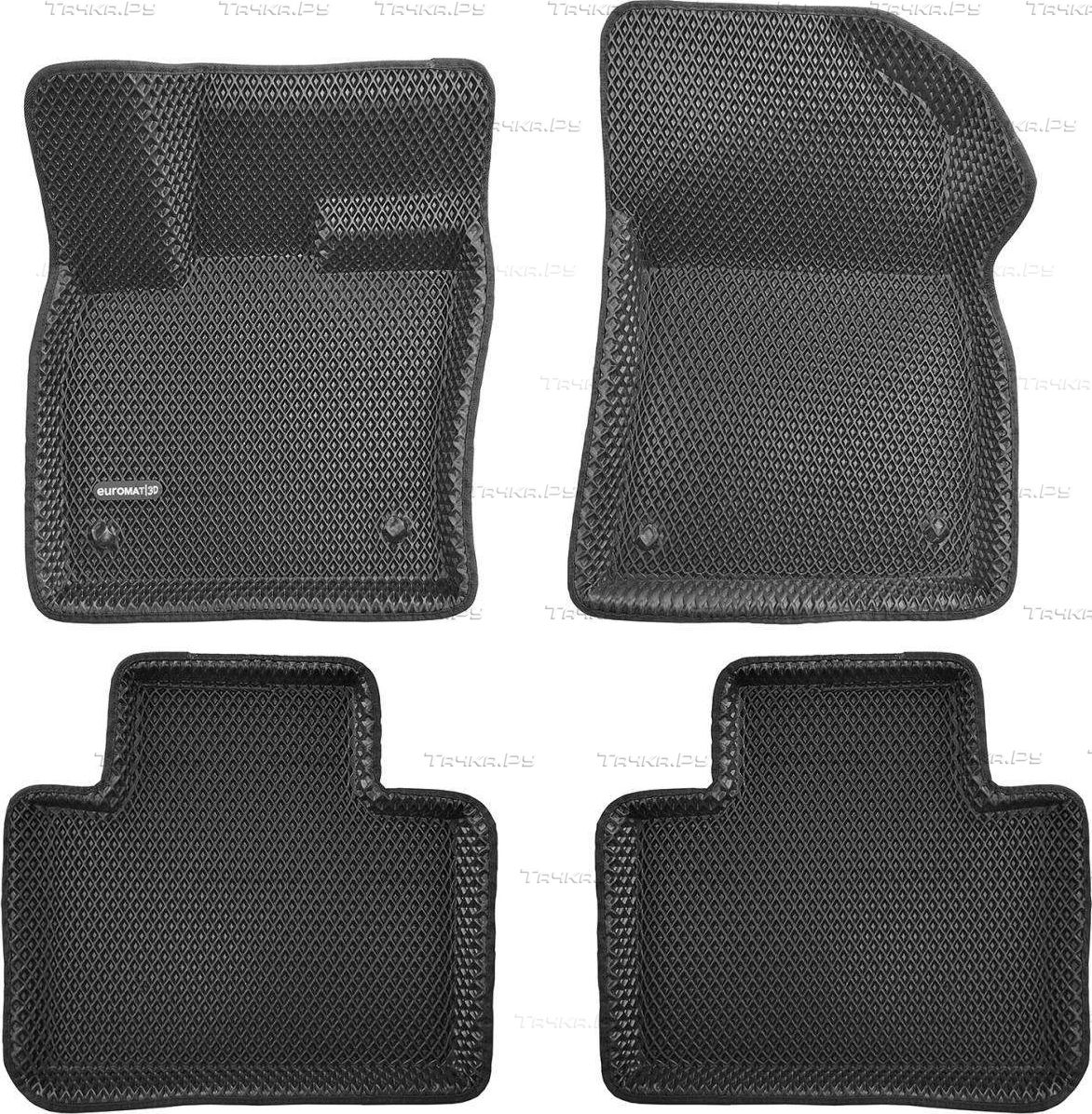 Коврики Euromat 3D EVA для салона Geely Atlas II 4WD 2024-2026. Артикул EM3DEVA-001414.1