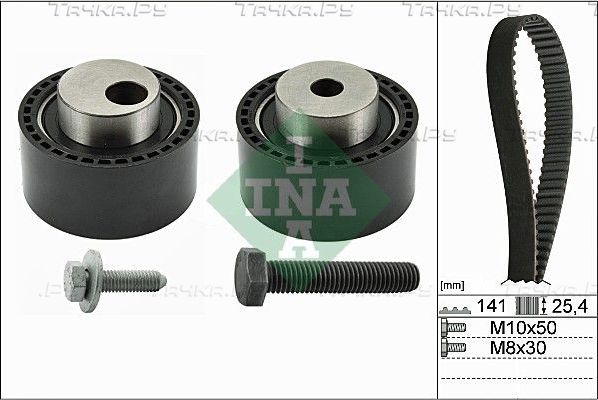 Ремень ГРМ с роликами (комплект) Ina для Suzuki Grand Vitara II 2001-2005. Артикул 530 0111 10