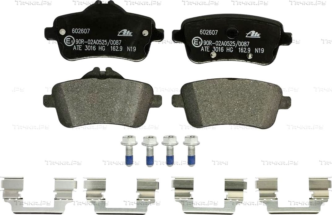 Тормозные колодки ATE задние для Mercedes-Benz GL-Класс II (X166) 2012-2015. Артикул 13.0460-2607.2
