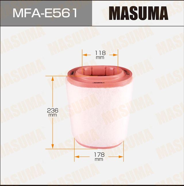 Воздушный фильтр Masuma. Артикул MFA-E561