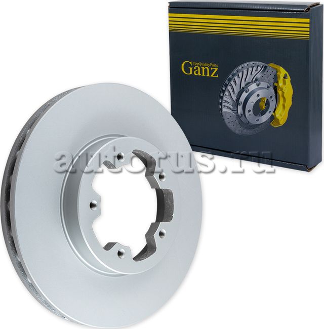 Диск тормозной передний с покрытием FORD Transit 2006-> GANZ GIJ06110. Артикул GIJ06110