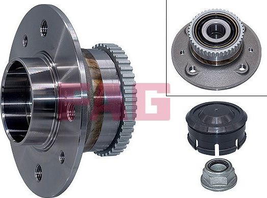 Ступичный подшипник (комплект) Fag задний для Renault Kangoo I 2003-2010. Артикул 713 6309 80