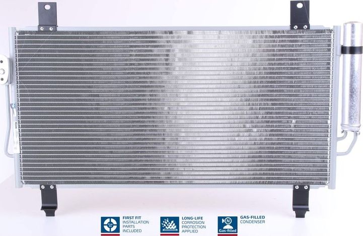Радиатор кондиционера (конденсатор) Nissens (алюминий). Артикул 940435