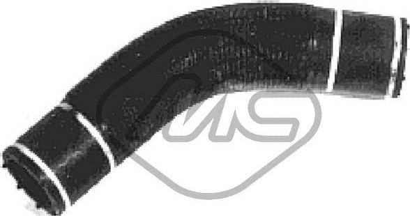 Патрубок радиатора (системы охлаждения) Metalcaucho для Peugeot 405 1988-1992. Артикул 08183