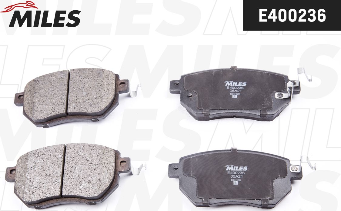 Тормозные колодки Miles (Low-Metallic). Артикул E400236