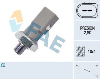 Датчик давления масла FAE. Артикул 12855
