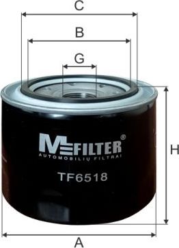 Масляный фильтр MFilter. Артикул TF 6518