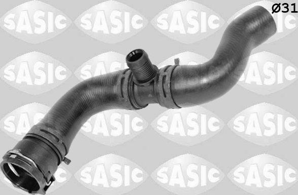 Патрубок радиатора (системы охлаждения) Sasic. Артикул 3406395